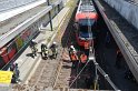 Unfall zwischen zwei KVB Bahnen Koeln Hoehenhaus Im Weidenbruch P144